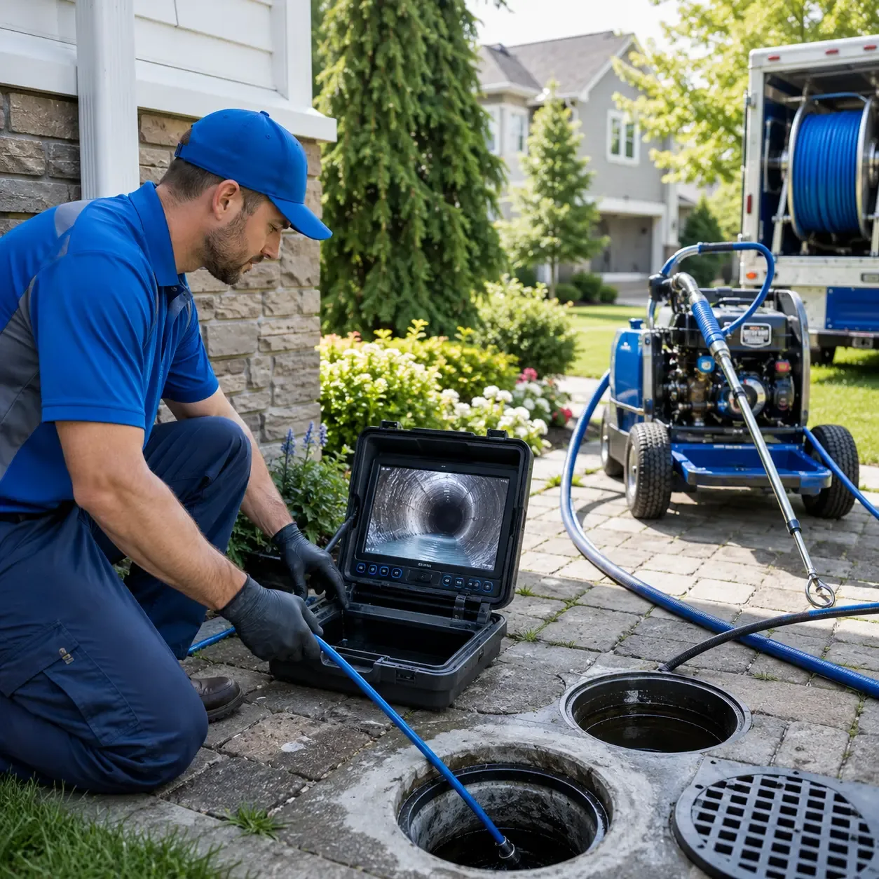 Outdoor drain cleaning professionals serving Mocksville, NC