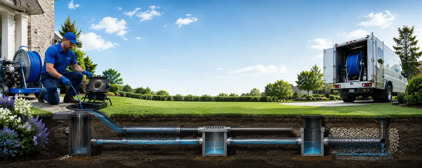 Outdoor drain cleaning information for Mocksville, NC
